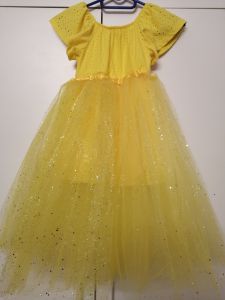 Kids Costumes to Hire - Yellow Princess Dress - 4 - 5 years